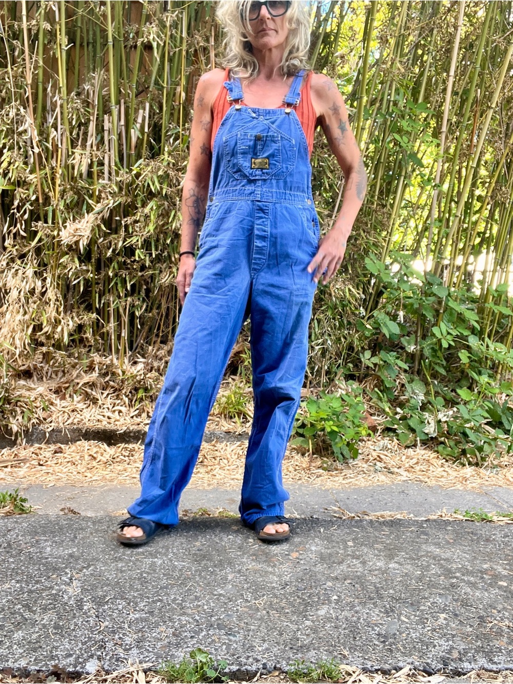Deecee 1970’s vintage periwinkle overalls men’s or women’s size small/medium